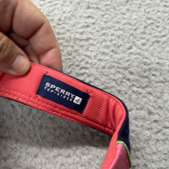 Sperry Top Sider Hat Visor Women One Size Strapback Pink - Picture 5 of 6